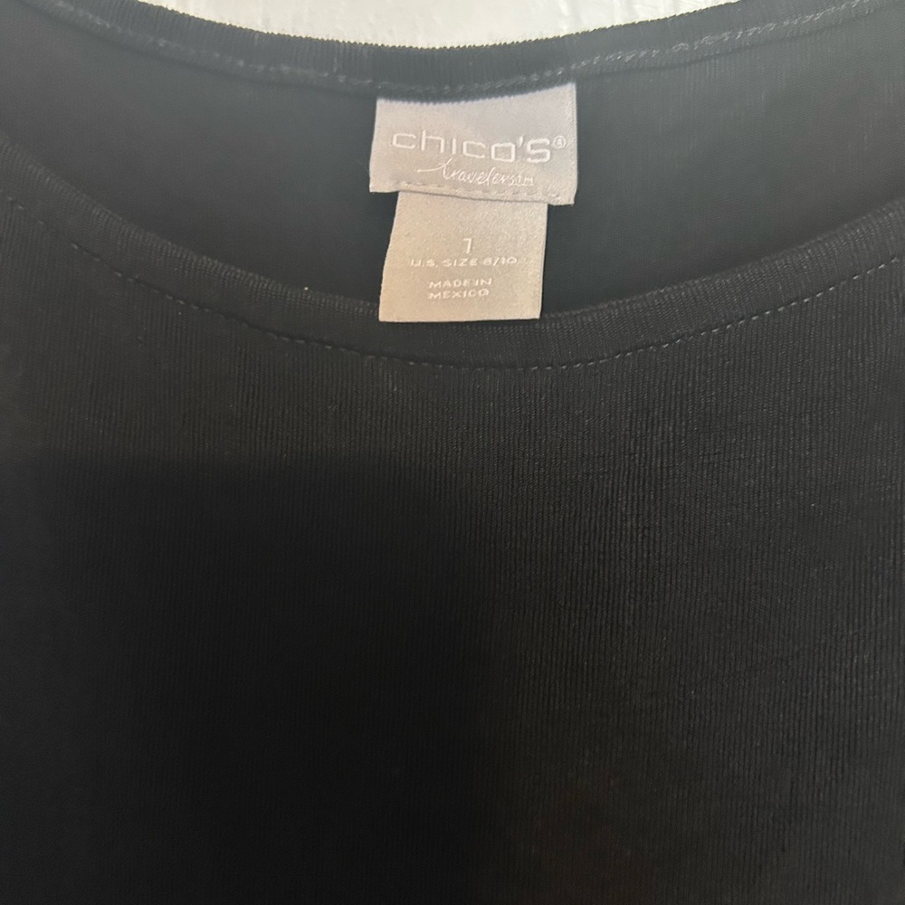 Chico's Classic Travelers Black Tunic